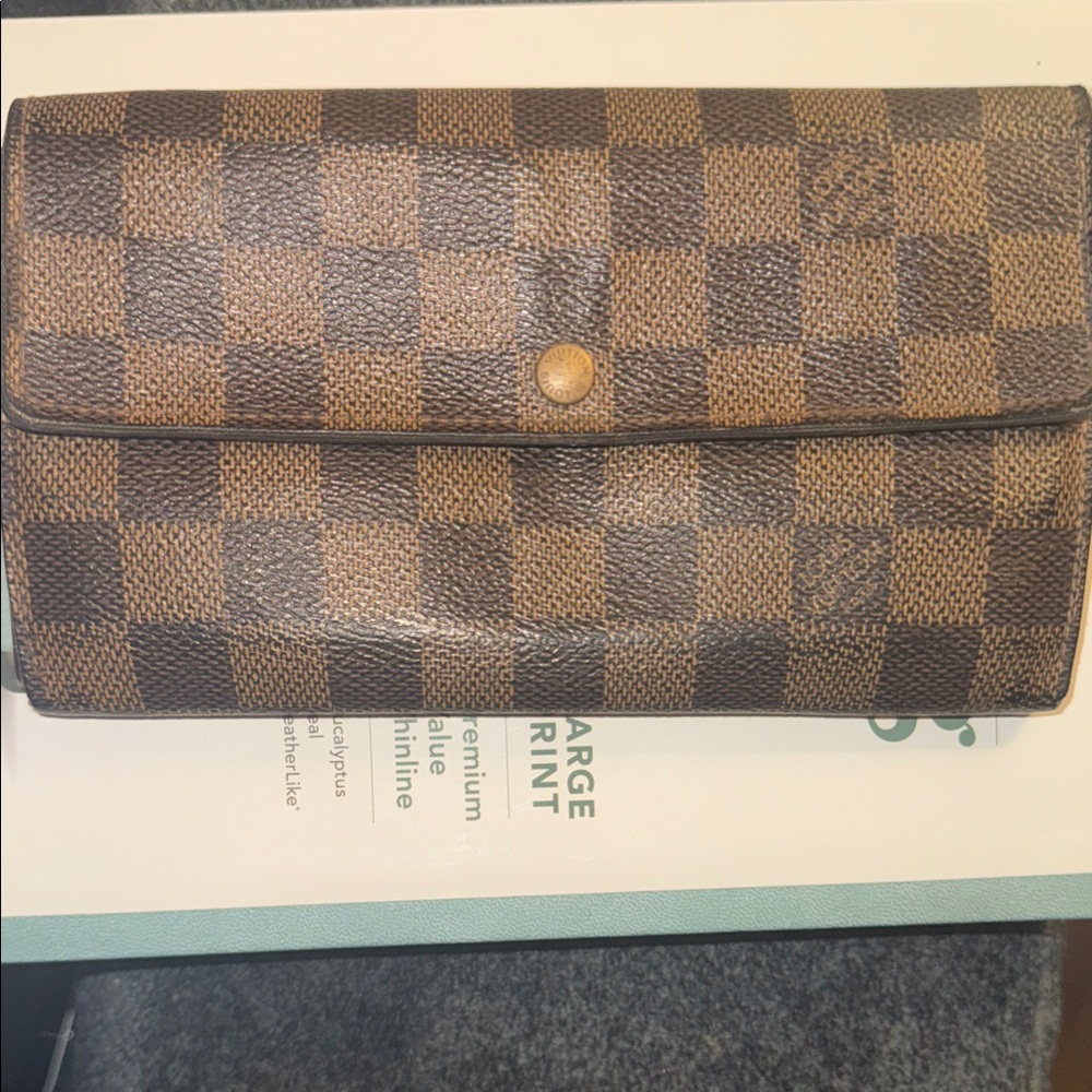 Louis Vuitton Damier Ebene Brown Wallet